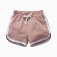 thumbnail image 2 of KPOPLK Girl's Athletic Shorts with Liner Zipper Pockets Elastic Waist Running Shorts Sports Active Dolphin Shorts for Teen Kids Size 18-24 Months,Pink, 2 of 5