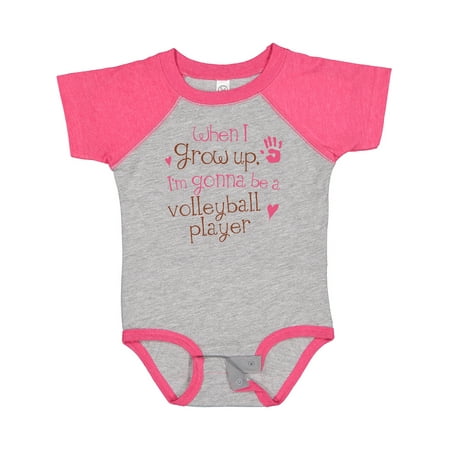 

Inktastic Kids Volleyball Player Gift Baby Girl Bodysuit