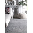 thumbnail image 2 of nuLOOM Braided Kaiser Pinstripe Border Area Rug or Runner, 2 of 7