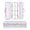 Colorful Heart-shaped Balloons, variant on Plastic Pencil Box Large Capacity Pencil Boxes Clear Boxes with Snap-Tight Lid Stylish Office Supplies Storage Organizer Box Simple Rocket Ships Pattern