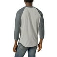 thumbnail image 2 of Ma Croix Mens Dual Blend Baseball Raglan 3/4 Sleeve Jersey T Shirt, 2 of 6