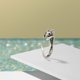 thumbnail image 4 of Anillo de apertura Sunnimix en forma de ratón Estilo vintage plata, 4 of 7