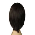 thumbnail image 3 of European Human Hair Freeda Wig Riva Dark Brown Dark Part Size M, 3 of 5