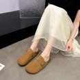 thumbnail image 1 of Sabots en Liège pour Femmes d'Automne, Nouvelles Chaussures d'Extérieur à Bout Fermé, Pantoufles Plates pour Femmes, Chaussures Plates, Mules, Sandales à Plateforme pour Femmes tzw, 1 of 7