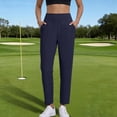 thumbnail image 3 of Tauxra Stretch Golf Pants for Women, 4-Way Stretch Pull On Tummy Control, Cropped Athletic for Golf Travel, 3 of 9
