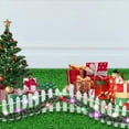 thumbnail image 4 of Matsuzay Paneles mágicos navideños en miniatura, luces navideñas para jardín de hadas, luces navideñas hechas a mano para vallas de Kits de decoración para fiestas blanco, 4 of 5