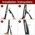 thumbnail image 2 of Unique Bargains 355mm Rear Window Windshield Wiper Blade Arm Set for Honda Fit Jazz, 2 of 5