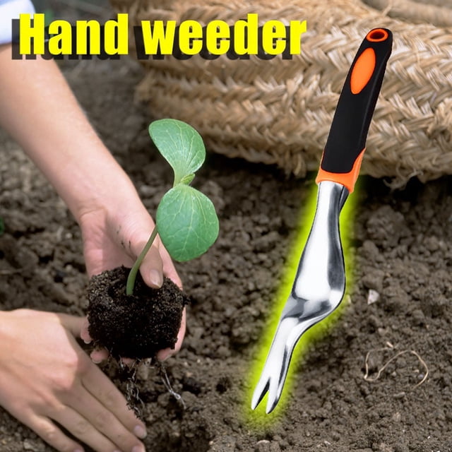 RXIRUCGD Heavy Duty Hand Weeder Garden Weeding Removal Cutter Tools with Ergonomic Handle