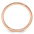 thumbnail image 6 of Auriga Fine Jewelry 10K Rose Gold 1.2mm Twisted Wire Pattern Stackable Band for Women Size- 6.5, 6 of 6