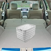 Masteelf Car Trunk Storage Box Collapsible  Fabric Organizer Foldable Rectangle Storage Baskets Ideal For Clothes Toys And Towels White