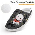 thumbnail image 4 of Kids Slippers Pochacco House Slippers Warm Soft Plush Slipper Anti-Slip Winter Fluffy House Shoes for Boys Girls, 4 of 7