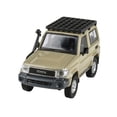 thumbnail image 2 of 2014 Toyota Land Cruiser 71 SWB (Short Wheel Base) Sandy Taupe Brown 1/64 Diecast Model Car by Paragon Models, 2 of 3