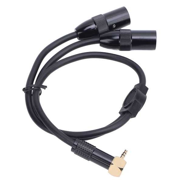 Cable Divisor En Y Macho XLR Doble De 1/8, 3,5mm, 1/8 Estéreo, 3 Pines, 0,5 M, Para Micrófono, Altavoces, Escenario, DJ
