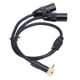 thumbnail image 1 of Cable Divisor En Y Macho XLR Doble De 1/8, 3,5mm, 1/8 Estéreo, 3 Pines, 0,5 M, Para Micrófono, Altavoces, Escenario, DJ, 1 of 7