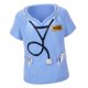 thumbnail image 4 of Portalápices para uniforme de enfermera, arte, manualidades, coleccionable, decorativo, organizador de lápices Azul, 4 of 8
