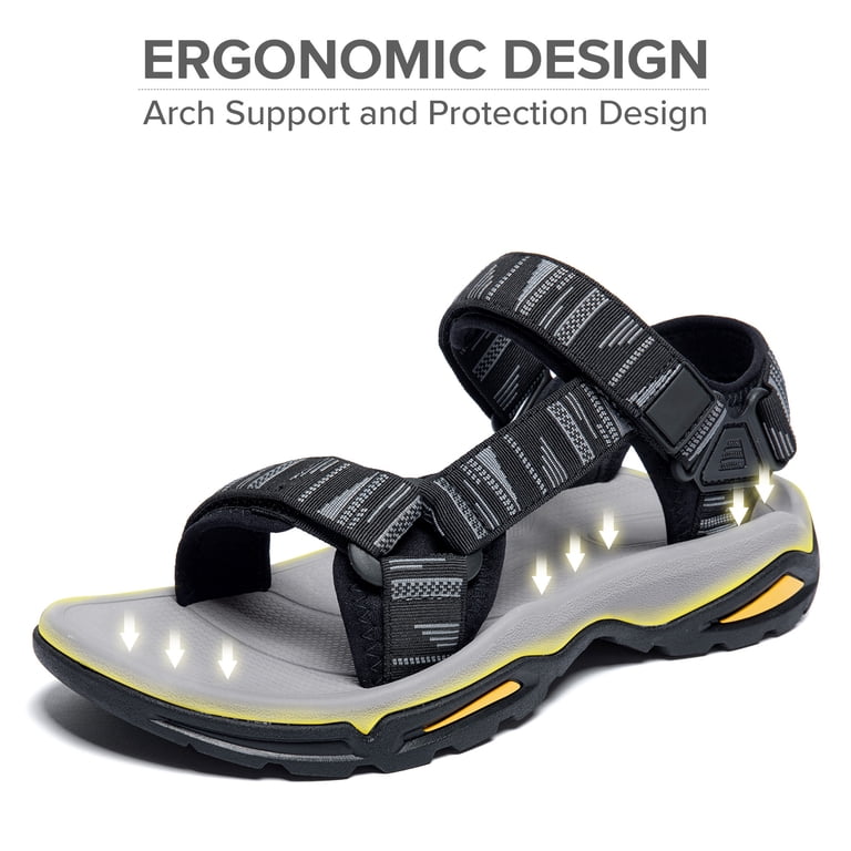 OutPro Mens Hiking Sandals Open Toe Walking Sandals Fashion  display picture 1