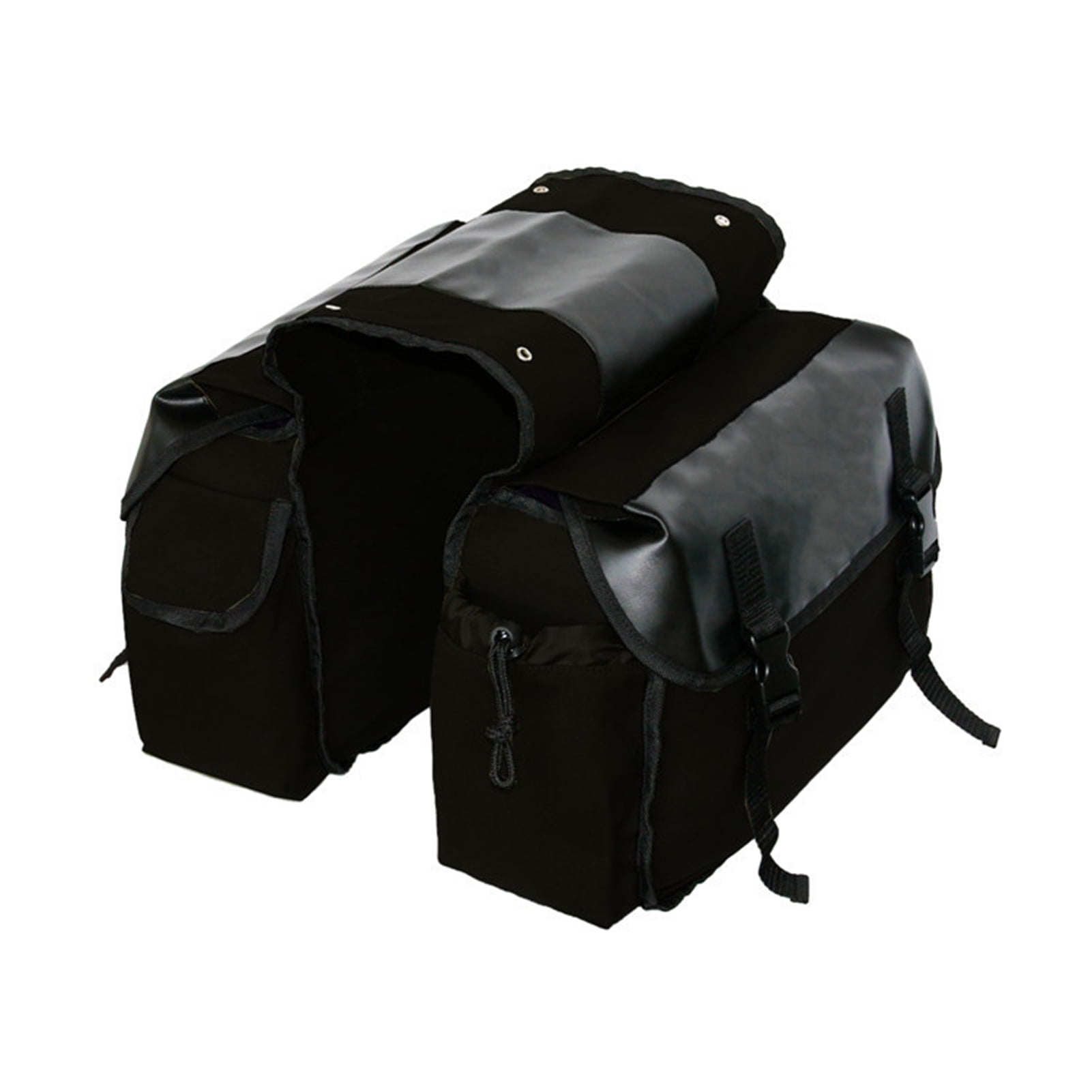 Motorbike Large Capacity Saddle Bag Motorcycle Riding Travel Canvas Waterproof Panniers Box Side Tools Bag Pouch for Motorbike Walmart