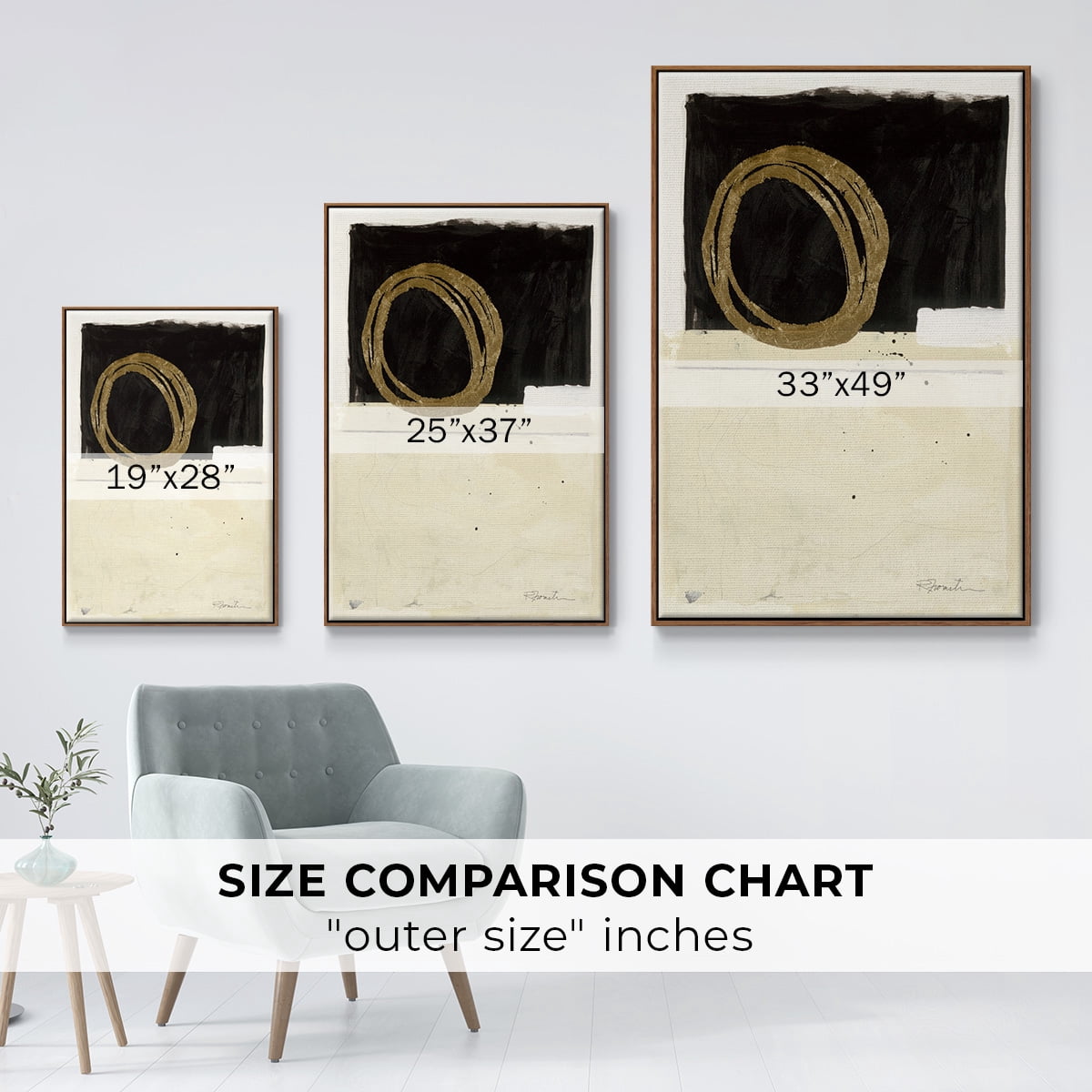 Standing Strong III Framed Premium Gallery Wrapped Canvas - Ready to Hang - 25 x 37 - Walnut Floating Frame