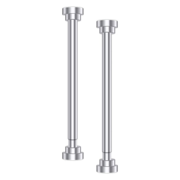 2 soportes para fregadero debajo del gabinete, sistema de reparación, altura ajustable. 40cm a 55cm