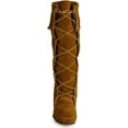 thumbnail image 7 of Minnetonka Men's Front Lace Knee High Boot, Brown, 9, 7 of 7