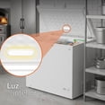 thumbnail image 3 of White Westinghouse  Congelador 7 pies 200 L   WWCCF071200LHWSD Ruedas  Condensador interno  Control dual de temperatura  Canastilla interior  Cerradura con llave, 3 of 10