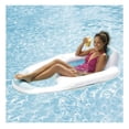 thumbnail image 3 of SwimWays Spring Float Recliner - White/Aqua, 3 of 3