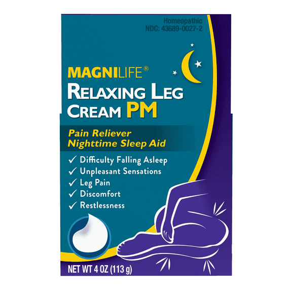 Magnilife Relaxing Nighttime PM Restless Leg Cream, 4.0 oz