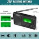 thumbnail image 2 of ZHIWHIS Portable Bluetooth Radio, FM AM Shortwave Radios with Sleep Timer and Preset Function, Rechargeable Digital Recorder, Stereo MP3 Player with Lyric Display, Support Micro SD Card and AUX, 2 of 8
