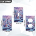 thumbnail image 2 of Light Switch Cover Switch Plate Outlet Cover Plug Cover for Electrical Duplex Outlets Whimsical Candyland Scene, 2 of 6