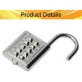 XIOP 10 Digit Push Button Combination Padlock Digital Lock for Locker