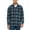 Blue, variant on Men’s Heavyweight Flannel Shirt ( Gray,Large )