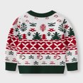 thumbnail image 7 of Meresysid Toddler Infant Kids Children's Christmas Sweater Boys And Girls Fall And Winter Sweater Green, 7 of 7