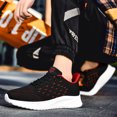 thumbnail image 6 of Men's Running Shoes Lace‑Up Mesh Upper Athletic Sneakers with Curved Midsole for Daily Walking and Casual Outdoor Activities, 6 of 7