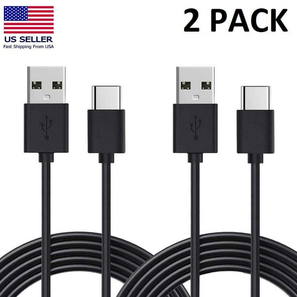 2 Pack Usb Type C Charging Cable For Ps5 Controller Dualsense Xbox Series X Nintendo Switch Pro Controllers 3 9ft Walmart Com Walmart Com