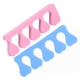 thumbnail image 1 of BRIGHTFUFU 2 piezas de esponja suave separadores de dedos de los pies para uñas herramientas de manicura y pedicura para uñas (color aleatorio), 1 of 7