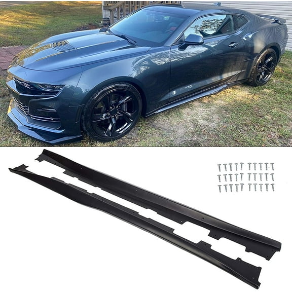 Kojem Zl1 style Side Skirts 2016 -2022 Chevy Chevrolet Camaro LT LS RS SS