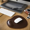 thumbnail image 3 of Londo Leather Oval Mouse Pad with Wrist Rest, 3 of 21