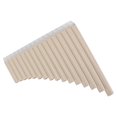 thumbnail image 2 of Wind Instrument, 16 Pipes Musical Pan Flute For Teaching Staff For Adults For Beginners Yellow 18 Pipes,Orange 18 Pipes,Black 16 Pipes,Beige 16 Pipes, 2 of 8