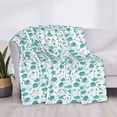 thumbnail image 3 of Rateoe Utensiles Pattern Flannel Throw Blanket, Ultra-soft Blanket for Bed, Couch, Car, Hypoallergenic Anti-pilling blanket-50"x40"(Horizontal), 3 of 6