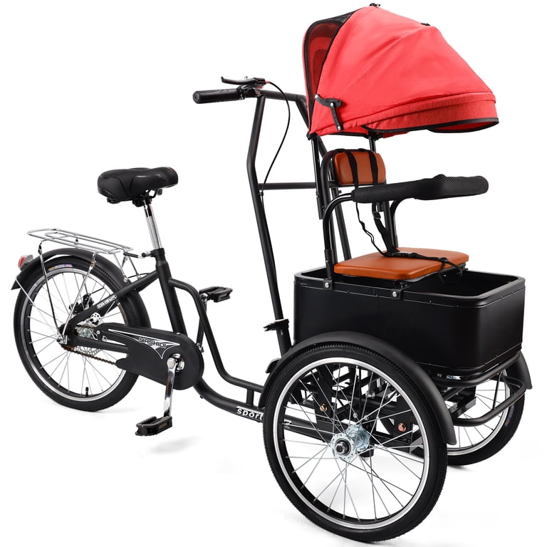 3 wheel bicycle with 2 seats Speedy Lite Folding Electric Bike for Adults Senior Unfolded Must See! 3 Wheel Electric