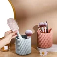 thumbnail image 5 of Rotating Makeup Brush Cup Holder Makeup Organizer Multi-functional Cosmetics Storage Box Eyebrow Pencil Makeup Brush Organizer (white large), 5 of 7