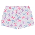 thumbnail image 4 of Btween Girls Pajama Set 4 Pack Short Sleeve Button-Down Sleepwear with Shorts, Soft Brushed ITY Fabric, 4 of 5