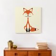 thumbnail image 4 of Creative Products Mid Mod Fox 16 x 16 Canvas Wall Art, 4 of 5