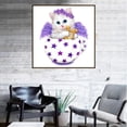 thumbnail image 4 of 2 juegos de de dibujos animados de pintura de diamante 5D para decoración de habitación de niños bebés Hugo Kit de pintura de diamante, 4 of 9