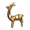 thumbnail image 1 of Ornamento Lindo De s s De De Cerámica Para Decoración Del Pub De Oficina Del Dormitorio Casero dorado Baoblaze Figuras de escultura de ciervo, 1 of 8