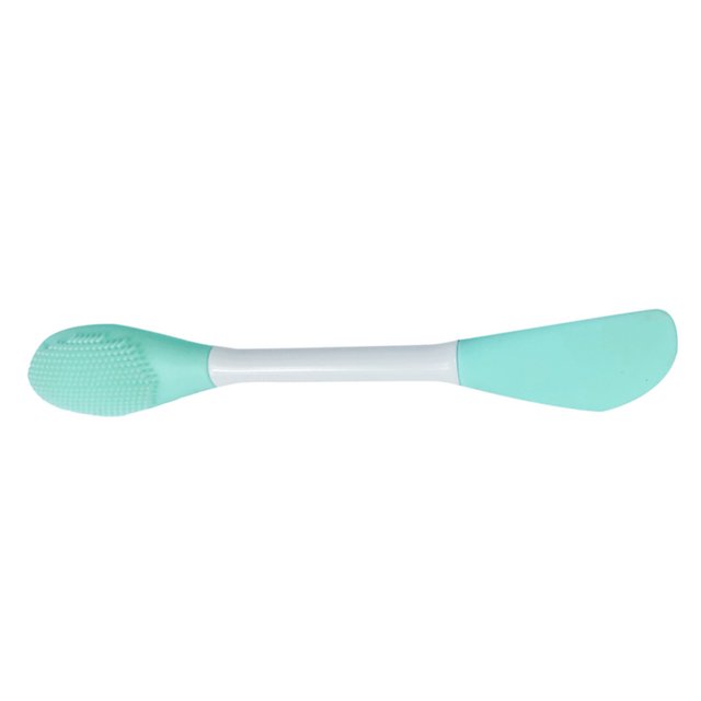 Qarigey Cepillo facial de silicona de 2 cabezales Aplicador de belleza de barro facial Varilla de mezcla Herramienta de cuidado de la piel DIY, Tipo de Pinceles de maquillaje y herramientas Numero 3 Qarigey CE000265-03