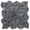 Black Basalt, variant on Cruz Bay Studio XR3RBK Fit Mosaic - Black Basalt