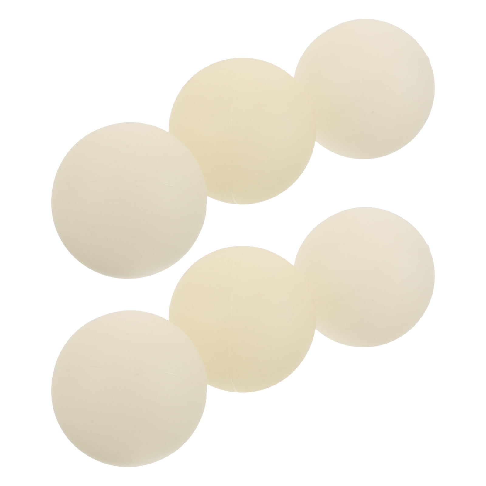 YUNLIGHTS 6Pcs High Visibility Street Hockey Balls PVC Construction Low Bounce Weatherproof Outdoor Use