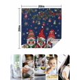 thumbnail image 4 of Navy Blue Gnomes Christmas Cloth Napkins Set of 8 Reusable Dinner Napkins, Xmas Ball Gifts Snowflake Cocktail Napkin Washable Table Napkins for Wedding/Holiday Party/Baby Shower 20"x20", 4 of 7