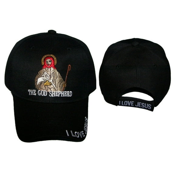 My God Shepherd Christian Religious Faith Baseball Caps Embroidered (CCap350)